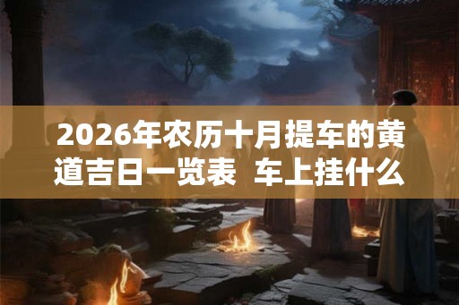 2026年农历十月提车的黄道吉日一览表  车上挂什么保平安