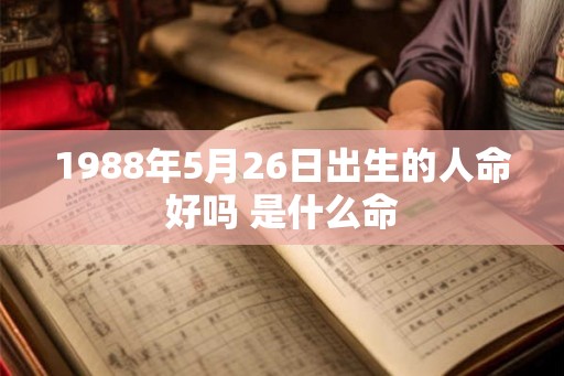 1988年5月26日出生的人命好吗 是什么命