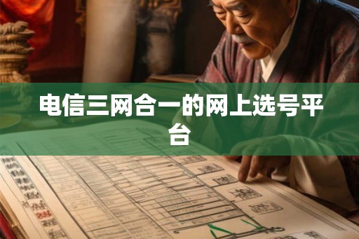 电信三网合一的网上选号平台 电信三网合一的网上选号平台