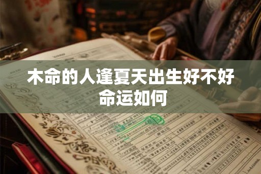 木命的人逢夏天出生好不好 命运如何