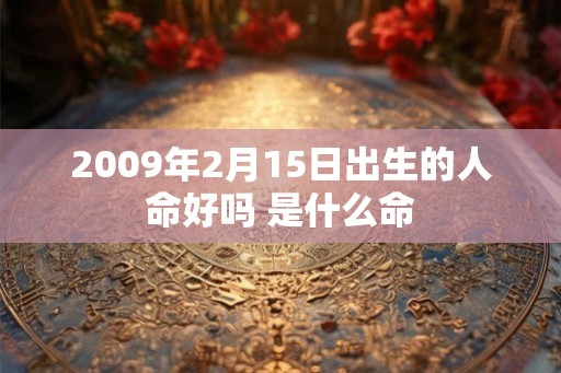 2009年2月15日出生的人命好吗 是什么命
