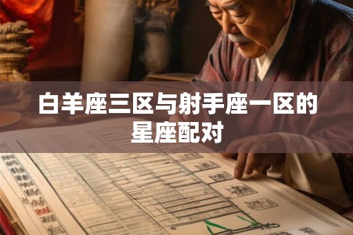 白羊座三区与射手座一区的星座配对