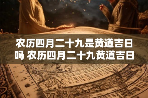 农历四月二十九是黄道吉日吗 农历四月二十九黄道吉日吗 农历四月二十九是黄道吉日吗 农历四月二十九黄道吉日吗