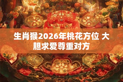 生肖猴2026年桃花方位 大胆求爱尊重对方
