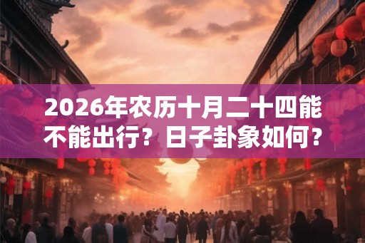 2026年农历十月二十四能不能出行？日子卦象如何？