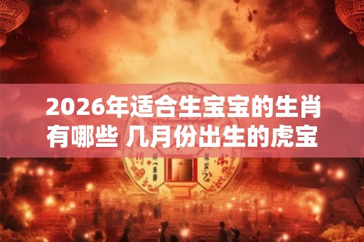 2026年适合生宝宝的生肖有哪些 几月份出生的虎宝宝最好命 2026年适合生宝宝的生肖有哪些 几月份出生的虎宝宝最好命