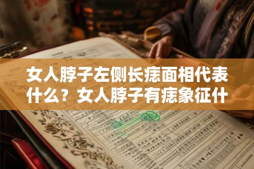 女人脖子左侧长痣面相代表什么？女人脖子有痣象征什么？