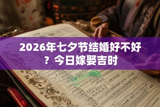 2026年七夕节结婚好不好？今日嫁娶吉时