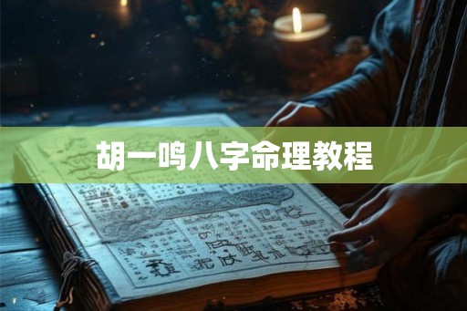 胡一鸣八字命理教程