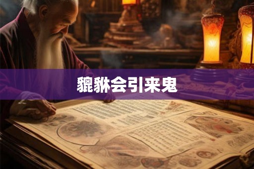 貔貅会引来鬼