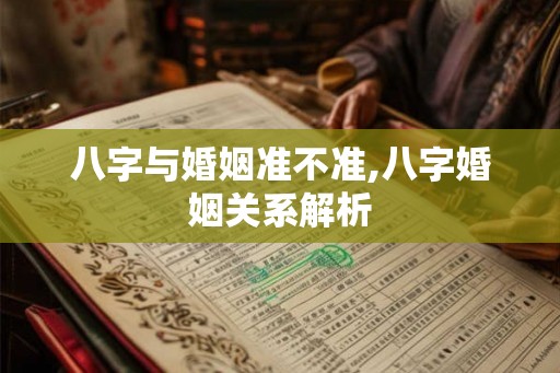 八字与婚姻准不准,八字婚姻关系解析