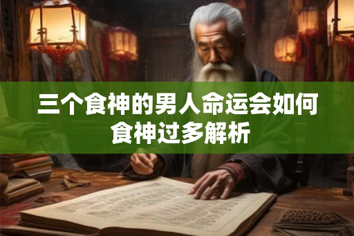 三个食神的男人命运会如何 食神过多解析