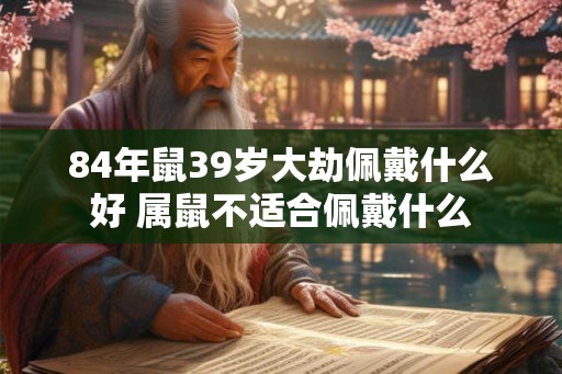 84年鼠39岁大劫佩戴什么好 属鼠不适合佩戴什么
