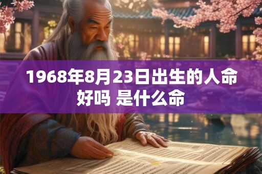 1968年8月23日出生的人命好吗 是什么命 1968年8月23日出生的人命好吗 是什么命
