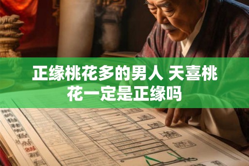 正缘桃花多的男人 天喜桃花一定是正缘吗 正缘桃花多的男人 天喜桃花一定是正缘吗