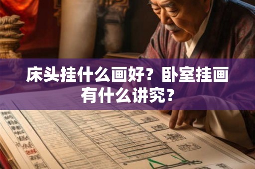 床头挂什么画好？卧室挂画有什么讲究？