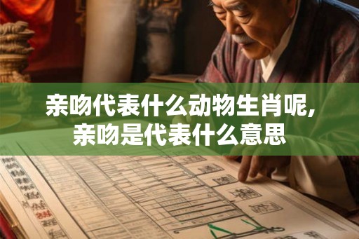 亲吻代表什么动物生肖呢,亲吻是代表什么意思
