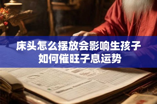 床头怎么摆放会影响生孩子 如何催旺子息运势
