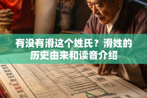 有没有滑这个姓氏？滑姓的历史由来和读音介绍