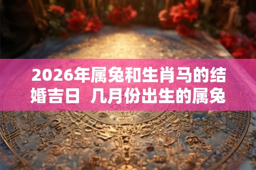 2026年属兔和生肖马的结婚吉日 几月份出生的属兔人命好 2026年属兔和生肖马的结婚吉日 几月份出生的属兔人命好