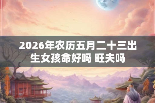 2026年农历五月二十三出生女孩命好吗 旺夫吗 2026年农历五月二十三出生女孩命好吗 旺夫吗