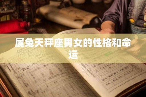 属兔天秤座男女的性格和命运