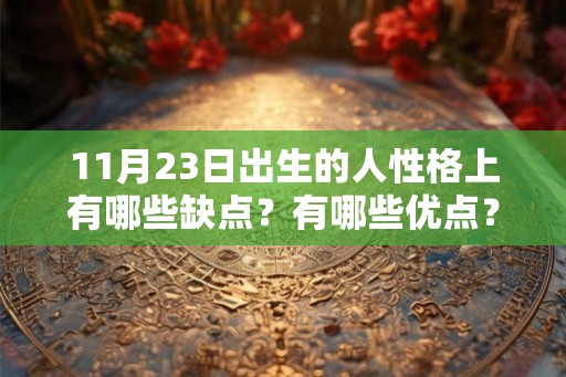 11月23日出生的人性格上有哪些缺点？有哪些优点？