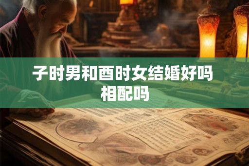 子时男和酉时女结婚好吗 相配吗