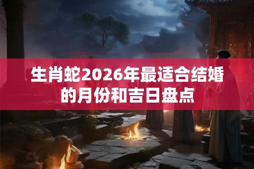 生肖蛇2026年最适合结婚的月份和吉日盘点 生肖蛇2026年最适合结婚的月份和吉日盘点