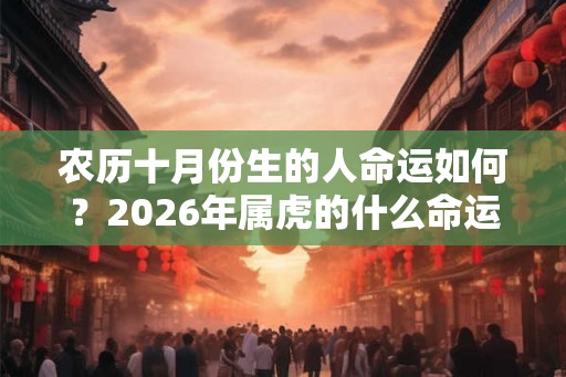 农历十月份生的人命运如何？2026年属虎的什么命运
