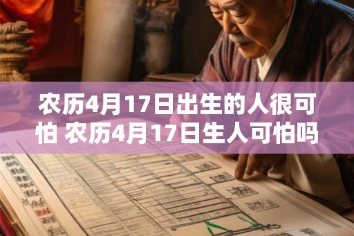 农历4月17日出生的人很可怕 农历4月17日生人可怕吗