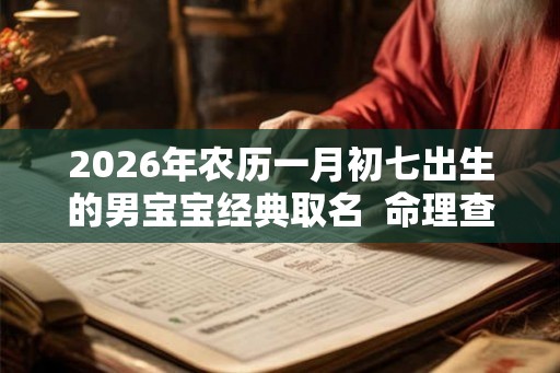 2026年农历一月初七出生的男宝宝经典取名  命理查询