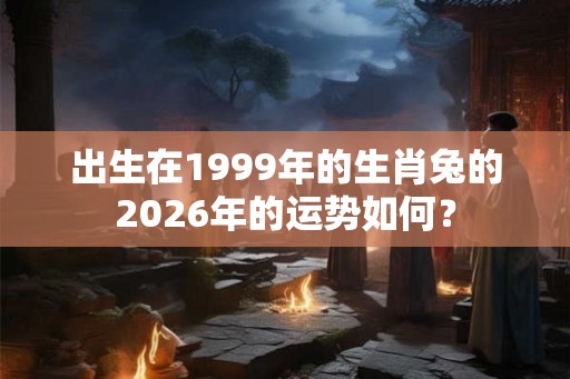 出生在1999年的生肖兔的2026年的运势如何？