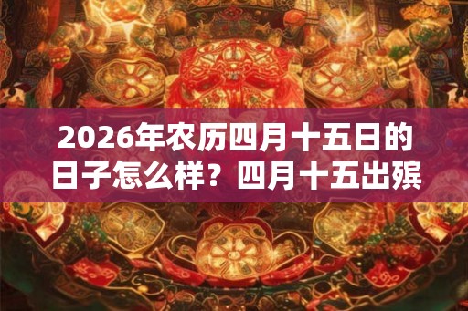 2026年农历四月十五日的日子怎么样？四月十五出殡合适吗？