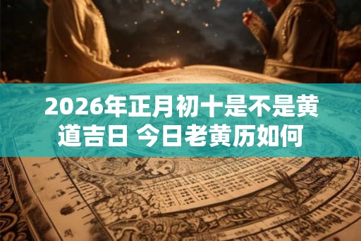 2026年正月初十是不是黄道吉日 今日老黄历如何