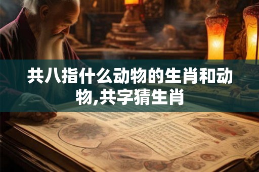 共八指什么动物的生肖和动物,共字猜生肖
