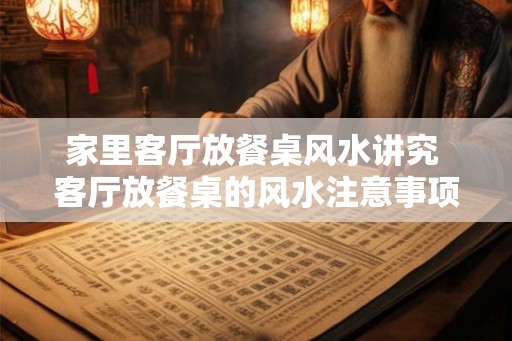 家里客厅放餐桌风水讲究 客厅放餐桌的风水注意事项