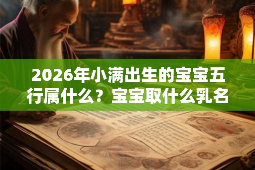 2026年小满出生的宝宝五行属什么？宝宝取什么乳名小名好？