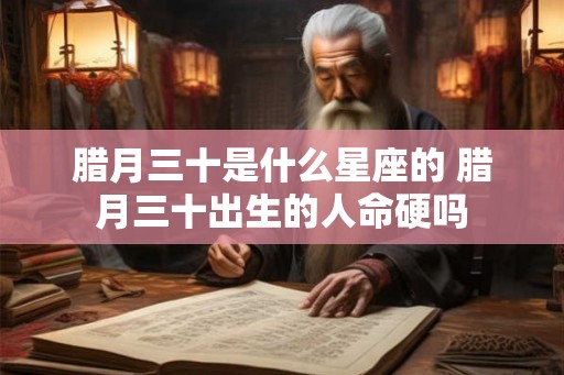 腊月三十是什么星座的 腊月三十出生的人命硬吗