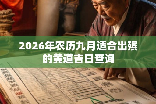 2026年农历九月适合出殡的黄道吉日查询