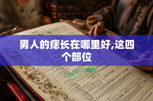 男人的痣长在哪里好,这四个部位 男人的痣长在哪里好,这四个部位