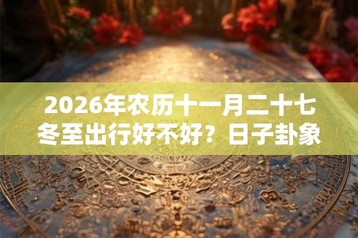 2026年农历十一月二十七冬至出行好不好？日子卦象如何？