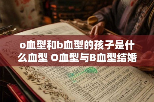 o血型和b血型的孩子是什么血型 O血型与B血型结婚生子血型为何 o血型和b血型的孩子是什么血型 O血型与B血型结婚生子血型为何