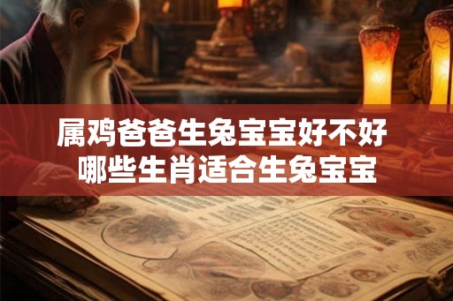 属鸡爸爸生兔宝宝好不好 哪些生肖适合生兔宝宝