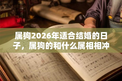 属狗2026年适合结婚的日子，属狗的和什么属相相冲？