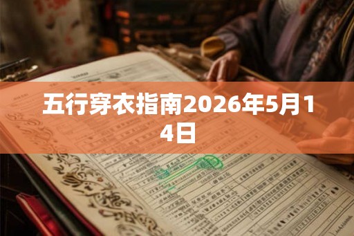 五行穿衣指南2026年5月14日
