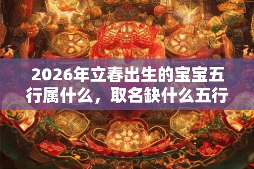 2026年立春出生的宝宝五行属什么，取名缺什么五行？