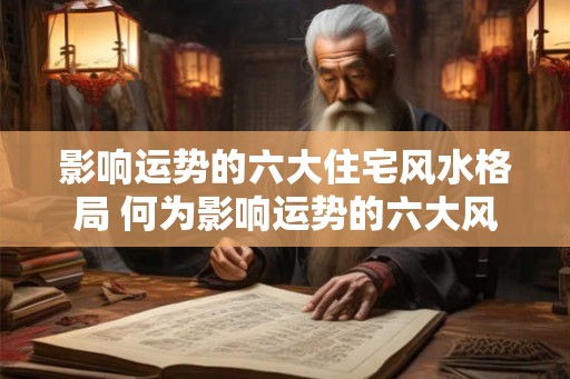 影响运势的六大住宅风水格局 何为影响运势的六大风水格局