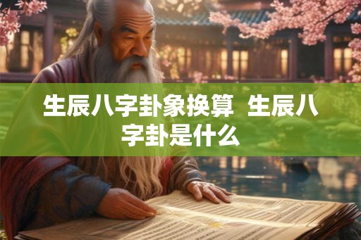 生辰八字卦象换算 生辰八字卦是什么 生辰八字卦象换算 生辰八字卦是什么