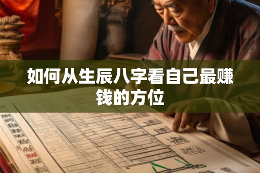 如何从生辰八字看自己最赚钱的方位